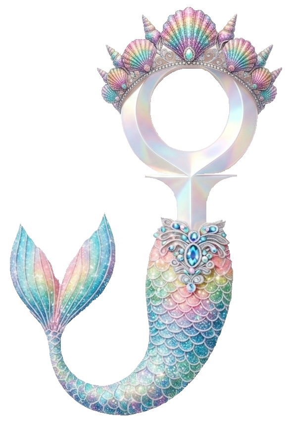 Queen Jariah Mermaid Logo